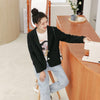 Blazers Womens Autumn Korean Style Office Lady Daily Classic Single Breasted Elegant Casual Female Simple All-match Chic