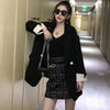 Blazers Womens Elegant Trendy Kroean Style 3XL Ladies Retro Leisure Daily All-match Double Breasted Patchwork Cuff Tender