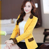 Blazers and Jackets Women 2022 Spring Autumn Yellow White Female Blazer Office Elegant Coat Women Outerwear Femme Blaser