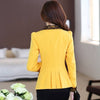 Blazers and Jackets Women 2022 Spring Autumn Yellow White Female Blazer Office Elegant Coat Women Outerwear Femme Blaser