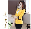 Blazers and Jackets Women 2022 Spring Autumn Yellow White Female Blazer Office Elegant Coat Women Outerwear Femme Blaser