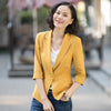 Bleiser Mujer Women Blazer Overalls Spring Autumn Fashion Temperament Solid Single Button Blazer Feminino Chaqueta Mujer