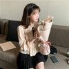 Blouses Women Temperament Leisure Floral Summer Spring Feminino Chic Tops Floral Retro All-match V-Neck Woman Shirts Ruffles