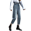 Blue Pantalones Jeans De Mujer Cintura Alta High Waist Jeans Woman Casual Jeans Harem Pants Ladies Vintage Black Jean Femme