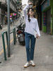 Blue Straight Jeans Women's Summer Thin High Waist Point Pants Spring And Autumn 2022 New