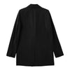 Bmissingyou Autumn Women's Casual Blazers Long Sleeve Double Buttons With Pocket Suit Jacket Office Outwear Back Split Overcoat