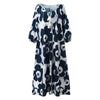 Bohemian Maxi Dresses For Women Summer Floral Print Beach Dress Ethnic Style Long Sleeve V Neck Tassel Plus Size Long Dress 2022