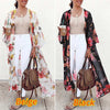Bohemian Printed Maxi Kimono Women's Summer Blouses ZANZEA 2023 Casual Long Sleeve Cover Up Female Floral Tunic Cardigan Tops