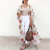 Bohemian Printed Maxi Kimono Women's Summer Blouses ZANZEA 2023 Casual Long Sleeve Cover Up Female Floral Tunic Cardigan Tops