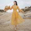 Bohemian dress women Sanya Travel clothes beach skirt seaside photo skirt holiday fairy skirt super Fairy