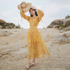 Bohemian dress women Sanya Travel clothes beach skirt seaside photo skirt holiday fairy skirt super Fairy