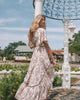 Bohemian style open waist print holiday dress 19 summer knot beach skirt swing skirt m9-0059