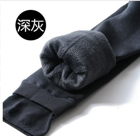 NEW plus cashmere leggings women girls Casual Warm Winter Bright Velvet Knitted Thick Slim Legging Super Elastic
