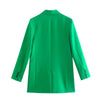 BoozRey Fall Winter Two Piece Sets Womens Outifits Dress Sets Green Tops Suit with Small Split Skirt Skirts Womens 2023