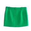 BoozRey Fall Winter Two Piece Sets Womens Outifits Dress Sets Green Tops Suit with Small Split Skirt Skirts Womens 2023