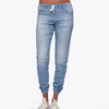 BornToGirl Woman Casual Jeans 2022 Spring Summer Women's Elastic High Waist Black Blue Jeans Denim Pants