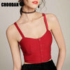 Bralette Crop Top Mujer Camisole Tank Summer 2022 Fashion Sexy Strappy Vest Striped/Black/White/Red Women Shirt Fitness Clothing