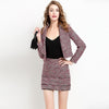 Brand Italy Women Tweed Blazer OL Two Piece Set Twill Plaid Lady Mini Skirt Suit Slim Fit Business Outfit Formal Office Uniform