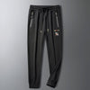 Brand casual pants men's  sports loose pants soft skin friendly pure cotton high-end embroidered pants for men