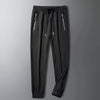 Brand casual pants men's  sports loose pants soft skin friendly pure cotton high-end embroidered pants for men