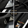 Brand casual pants men's  sports loose pants soft skin friendly pure cotton high-end embroidered pants for men