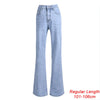 Brown Flared Jeans For Women 2022 High Street Y2k Trousers Low Waist Elasticity Cotton Blue Elegant Ladies Casual Pants