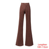 Brown Flared Jeans For Women 2022 High Street Y2k Trousers Low Waist Elasticity Cotton Blue Elegant Ladies Casual Pants