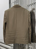 Brown Gree Blazer Pleated Loose Casual Folds Classic Jacket Men's & Women's Same Style Streetwear  Balen8009