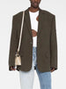 Brown Gree Blazer Pleated Loose Casual Folds Classic Jacket Men's & Women's Same Style Streetwear  Balen8009