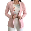 Businese Blazers Casual Tops Single Button Office Lady Jacket Solid Color women clothing chaketas de mujer blazer femme