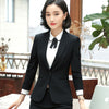 Business Blazer Women Fashion Clothes New Spring Temperament Formal Long Sleeve Slim Jacket Office Lady Interview Work Wear