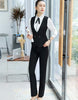 Business Interview Suit Women Formal Slim Vest and Skirt Set Office Ladies Work Uniforms