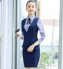 Business Interview Suit Women Formal Slim Vest and Skirt Set Office Ladies Work Uniforms