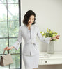 Business  blazers women slim fashion black white red half sleeve plus size jacket coat formal office ladies work wear