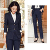 Business Women's Formal Wear  Female Suit Skirt Two-piece Autumn and Winter Striped Ladies Jacket Slim-fit Skirt