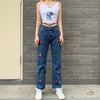 Butterfly Printed Harajuku Girls Jeans Women Straight Aesthetic Street Style Baggy High Waist Pants 2022 Iamhotty