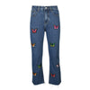 Butterfly Printed Harajuku Girls Jeans Women Straight Aesthetic Street Style Baggy High Waist Pants 2022 Iamhotty