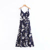 C316-162 women's dress slit waist sexy beach dress back dress