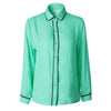 2022 Autumn Elegant Chiffon Blouses Women Casual Turn Down Collar Shirt Ladies Fashion Tops Scho Blouses