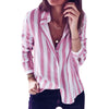 2022 Striped Blouse Women Blusas Loose Slim Fit Long Sleeve Women's Shirts Fashion Top All Match For Women's Blouses