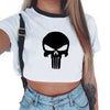 Summer Harajuku Crop Top T Shirt Clothes Sexy Tops For Women Clubwear Cute Croptop For Girls Top Femme