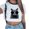 Summer Harajuku Crop Top T Shirt Clothes Sexy Tops For Women Clubwear Cute Croptop For Girls Top Femme