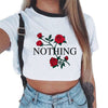 Summer Harajuku Crop Top T Shirt Clothes Sexy Tops For Women Clubwear Cute Croptop For Girls Top Femme