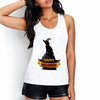 Women Gray White Tank Tops Cute 3D Cat Harajuku Print The Round Neck Sleeveless Tops Shirt Chaleco 20 Patterns