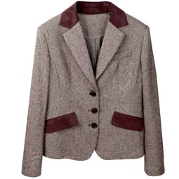High Quality Female Suits Blazers Wo Material Vintage Short Slim Fit Women Blazers and Jackets Original Female Tops