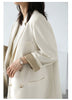 CHIC VEN Autumn Women's Blazer Casual College Style Solid Color Office Lady Coat Long Sleeve Loose Women Clothes Top