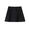 CHIC VEN Women's Skirt Suits Detachable Collar Short A-line Skirts Solid Two Piece Set Woman Office Lady Summer 2023