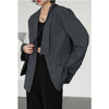 CHIC VEN Korean Women's Small Blazer Simple Casual Solid Design Loose Suit Jacket Office Lady Tops Spring Autumn 2023