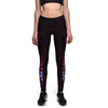 Side Print Leggings For Women Trousers Stretch Waist Cross Galaxy Pattern Leggins Fashion Slim Workout Fitness Pants