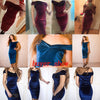 CNYISHE 2022 Velvet Off the Shoulder Party Dress Women Sexy Slim Bodycon Slash Neck Dress Women Velvet Dresses Vestidos